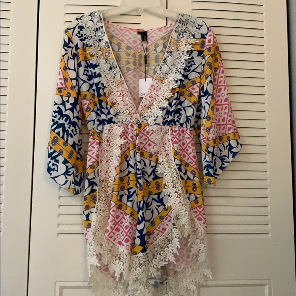 CHOIES multi colored romper